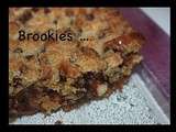 Brookies chocolat caramel / chocolat blanc et noisettes