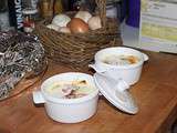 Mini cocotte chou-fleur / jambon / fromage