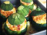 Courgettes farcies au saumon et chorizo [Sev]