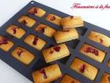 Financiers à la framboise