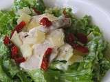 Salade de poulet sauce légère