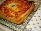 Tourte aux champignons et châtaignes