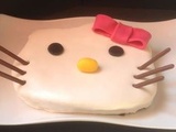 Gateau Hello ketty en pâte à sucre