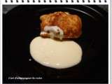 Croquettes de cabillaud, sauce citron