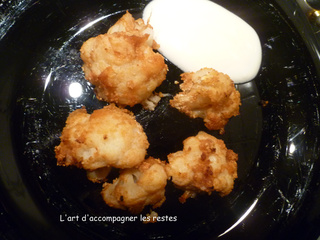 Nuggets de chou-fleur Laurent Mariotte