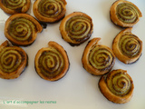 Roulés au pesto et Cantal