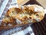 Baguette au levain à l’ancienne