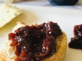 Chutney de figues, oignons rouge et fruits secs