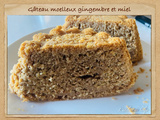 Gâteau moelleux gingembre et miel, ig bas, cuisson vapeur