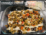 Gratin de ravioles du Dauphiné aux petits légumes