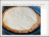 Melktert, Tarte au lait (Afrique du Sud)