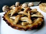 Tarte aux champignons au chèvre frais et à la Ricotta déguisée en tarte aux fruits