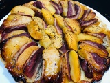 Tatin aux pommes et magret de canard