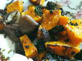 Fondue butternut-kale-châtaignes