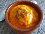 Purée parfumée aux carottes