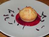 Gâteau au lait Ribot et sa crème aux fleurs d'hibiscus