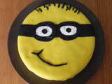 Gâteau tout minion au chocolat, orange et gingembre