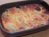 Gratin de poires aux amandes