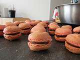 Macarons Fraises Chocolat