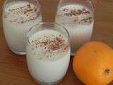 Panna cotta à l'orange et au cacao