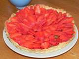 Tarte à la fraise et à la rhubrbe