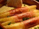 Asperges Blanches Gratinées Au Jambon De Campagne