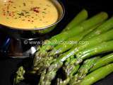 Asperges Vertes du Valais Sauce Hollandaise