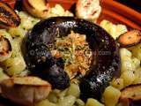 Boudin aux Oignons & Petites Patates Sautées