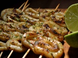 Brochettes De Calamars Grillés Au Citron Vert