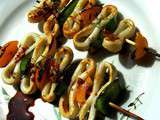 Brochettes de Calamars