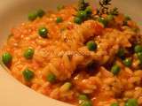 Risotto Tomaté Lardons & Petits Pois