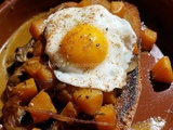 Toasts Aux Champignons, Courge et Œufs