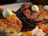 Trio de Pancakes Nature-Chocolat-Coco