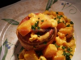 Vol-Au-Vent Crevettes Et Courge Au Curry