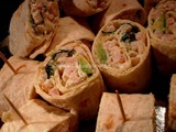 Wraps De Crevettes Et Avocat Wasabi Mayonnaise