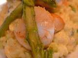 Risotto St Jacques et asperges