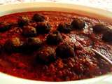 Boulettes en sauce indienne