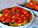 Quiche végane aux légumes sans croûte