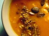 Soupe de courge et poivron