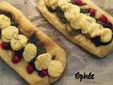 Tarte épinards-chèvre-canneberges