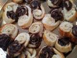 Palmiers sucre et nutella