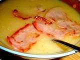 Soupe pommes de terre bacon