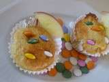 Muffins aux pommes et aux Smarties