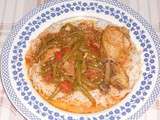 Poulet aux haricots verts