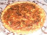 Quiche surimi, tomate