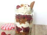 Big Verrine Spéculos, framboise et chantilly (framboisier revisité à emporter)