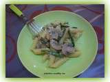 Penne courgettes et champignons