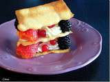 Mille-feuilles de fruits rouges