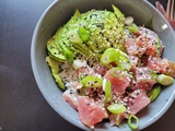 Poke bowl de thon et avocat