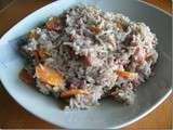 Risotto au vin rouge